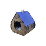 life hobi Leyan Ahşap Dekoratif Kedi Evi/yatağı Hobbit Model Atl-kd1001