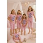 Life İs Beatiful Yazılı Kız Çocuk Pijama Takımı Pembe 1-12 Yaş - 6 Yaş