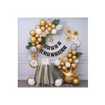 Life Kral Taçlı Gold Zincir Balon Doğum Günü Seti Gfc Sale 210035