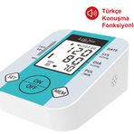 Life Net Medikal Türkçe Konuşan Hafızalı Pil Ile Çalışan Koldan Ölçen Elektronik Tansiyon Aleti Jn-163d