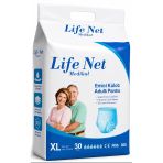 Life Net Medikal Yetişkin Hasta Bezi Külodlu Xl Beden Yüksek Emici Bez Xlarge (Xl) 30Adet