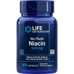 Life No Flush Niacin Inositol B3 Heart Health Cholesterol Energy Support 640 Mg 100 Caps - 100 KAPSÜL