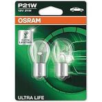 Life P21 W Fren/Sinyal/Uç Yedekleme İşık 7506Ult 02B Dayanıklı, Çift Blister Medium Beyaz 7506Ult-02B