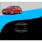 Life Tuning Audi A3 HB Krom Cam Çıtası Tam Tur 10 Parça 2014-2020 Arası