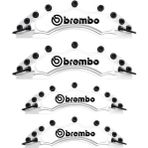 Life Tuning Lada Uyumlu Brembo Beyaz Kaliper Kapağı 4 Parça Ön Arka Set