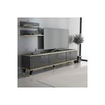 Life Tv Ünitesi Bendır Mermer Altın 150 Cm