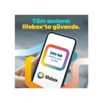 Lifebox 250GB Saklama Alanı Yıllık Üyeliği