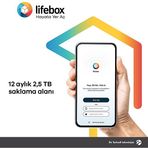 Lifebox Online 2.5TB Premium 12 Aylık Üyelik