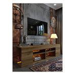 LifeDeco Resital Ledli Tv Ünitesi L1503-2 Ceviz Ceviz