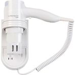 Lifetech 1600 W Beyaz Tıraş Prizli Otel Tipi Saç Kurutma Makinesi
