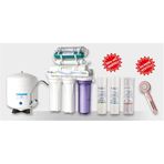 Lifetech Su Arıtma Cihazı 7 Aşamalı Alkali - Detox Arıtma Cihazı + LifeTech 3 Aşama Filtre Seti + Arıtmalı Duş Başlığı