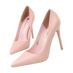 Life&Women Kadın's Seksi Moda Yüksek Topuk 10,5 CM 7,5 cm Ayak Bileği Kore Versiyonu Stiletto Sivri Ayakkabı Kapalı Burun Elbise Sandalet Kort Ayakkabıları Elbise Pompaları Parti Düğün Gece Kulübü için Yüksek Topuk, pinguin gri, 1 UK