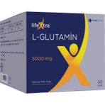 Lifextra L-Glutamin 30 Saşe - Dezenfektan Hediyeli (%72 Alkol)