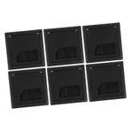 LIFKICH Abs Masa Grommet Düzenleyici Masaüstü Için 6 Paket Delik Kablo Kapağı