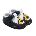 LIFKOME 1 Çift bebek yürümeye başlayan ayakkabı erkek bebek beşik ayakkabı prenses ayakkabı çocuk ayakkabı kreş ayakkabısı Bebek Mokasenleri bebek hediyesi pamuk Black