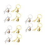 LIFKOME 3 Set Fırça Anahtarı Çanta Anahtarlık Fırçası Anahtarlık Çanta Anahtar Dekorasyon Diy Çekicilik Kolye Kadınlar Için Süslü Anahtarlıklar Cüzdan Takılar Metal 4 Adet*3