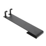 LIFKOME Delme kancası yok askı mutfak düzenleyici duvara yapışan raf towel holder perde kapı üstü kıyafetleri kadeh havlu kapı kancaları üzerinde banyo kapı kancası Paslanmaz çelik Black