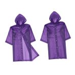 LIFKOME eva yağmurluk ışık çocuk simple Hafif panço temizle yağmur dişli erkekler için yağmurluk şeffaf yağmurluk kadın erkek ceket kız ceket su geçirmez yağmurluk kız yağmurluk Mor,Purple