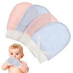 LIFKOME Yumuşak Yenidoğan Eldivenleri Bebek Eldiven Astarları Pamuklu Nemlendirici Eldivenler Bebekler İçin Esnek Eldivenler Çizilmeyi Önler Bebek Duşu Hediyesi