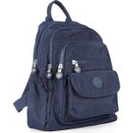 Lifonbag Kadın Çok Bölmeli Su Geçirmez Klinkır Sırt Çantası LF526 - Lacivert
