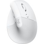 Lift Kablosuz Ergonomik Dikey Mouse, 57 Dikey Açı, 4000 Dpı, Sessiz, Küçük ve Orta Eller Için, Bluetooth, Logi Bolt USB Alıcı, 24 Ay Pil Ömrü, Beyaz