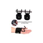 Lifting Hooks Ağırlık Kaldırma Kancası Ağırlık Kancası Fitness Eldiveni Ağırlık Eldiveni - Siyah - Standart