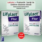 Lifylact Flor , Probiyotik Kapsül , Prebiyotik , Laktuloz 2'li Avantaj Paket - --