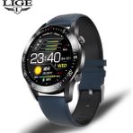 Lige 2xudc BW0160 Deri Mavi Akıllı Saat