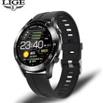 Lige 2xudc BW0160 Silikon Siyah Akıllı Saat