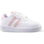 Liger Unisex Bağcıklı GünlükSpor Sneaker Ayakkabı BEYAZ - PUDRA