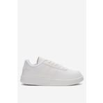 Liger Unisex Düz Hafif Taban Günlük Sneaker Ayakkabı BEYAZ