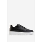 Liger Unisex Spor Sneaker Ayakkabı SİYAH-BEYAZ - Siyah - Beyaz