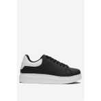 Liger Unisex Yüksek Taban Günlük Spor Sneaker Ayakkabı SİYAH-BEYAZ - Siyah - Beyaz