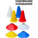 Liggo 8 Parça Antrenman Hunisi Antrenman Çanağı Antrenman 17 cm Huni Çanak Seti