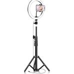 Light 26CM Halka Işık + Tripod Ayak – Bluetooth Uzaktan Kumandalı – 3 Işık Modu & 10 Parlak