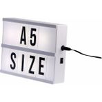 Light Box A5 Boyutlu Lightbox Işıklı Pano Dekoratif LED Aydınlatma