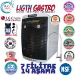 Light Gastrlight Gastro Plus Siyah Beyaz Pompalı 12 Litre 7 Filtre 14 Aşama Su Arıtma Cihazı