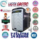 Light Gastro Plus Beyaz Siyah Montaj Dahil 12 Litre 7 Filtre 14 Aşama Su Arıtma Cihazı