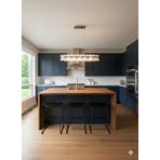 Light House Kristal Taşlı Modern Yemek Masası Avize - Gri