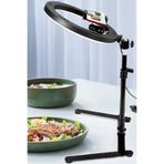 Light Nova Masaüstü 10 inç 26 cm LED Işıklı Ürün Takı Yemek Çekim Standı Tiktok Youtuber Selfie Işığı