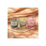 Lİght Your Dreams 3'lü Kokulu Mum Seti %100 Doğal Soya Mum Gül&Çam Bergamot&Exotic Fruit Vanilya El Yapımı Soya Mum