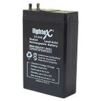 Lightex LT-418 4 Volt 1.80 Amper 7.5x5x2 cm 50x22x75 mm Akü