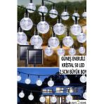 Lighthome 50 Led 7 Metre Beyaz Isik Gunes Enerjili Bahce Teras Balkon Dekorasyon Agac Lambasi Aydinlatmasi