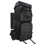 LIGHTINGHM 110 Litre Siyah Kamp Operasyon Seyahat Taktik Dağcı Sırt Çantası Cordura