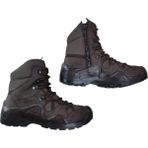 Lıghtınghm Askeri Kamp Taktikal Trekking Fermuarlı Outdoor Suni Deri Taktik Kışlık Bot - 10D-Kahverengi