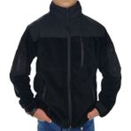 LIGHTINGHM Erkek Siyah Tactical Softshell Polar Ceket Fermuarlı Çok Cepli Kullanım Alanı Dış Mekan - 010 - Siyah