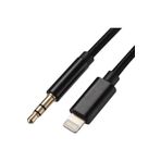 Lightning To Aux Kulaklık Çevirici 3.5 Mm Jack Girişli Iphone 3.5mm Araç Aux Dönüştürücü Ses Kablosu
