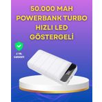Lightning ve Type-C Girişli 50000mAh Powerbank