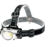 Lightorch LT03086 Cob LED Kafa Lambası 3 Mod Pilli 120 Lümen 10M - Siyah