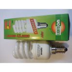 Lightson 13 Watt Sarı Işık 2700K İnce Duylu E14 Spiralli Tasarruflu Ampul 10 Adet - SARI